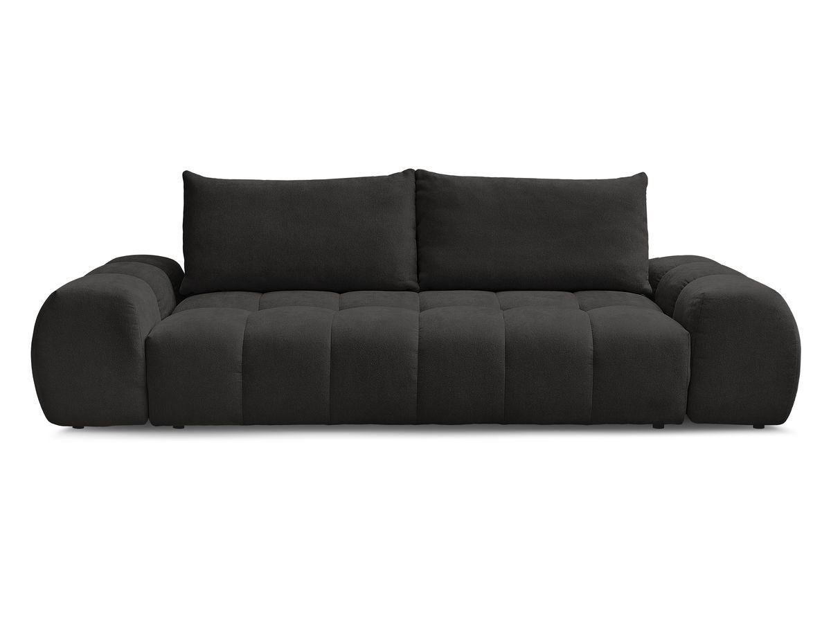 Canapé droit fixe 3 places EVEREST tissu texturé