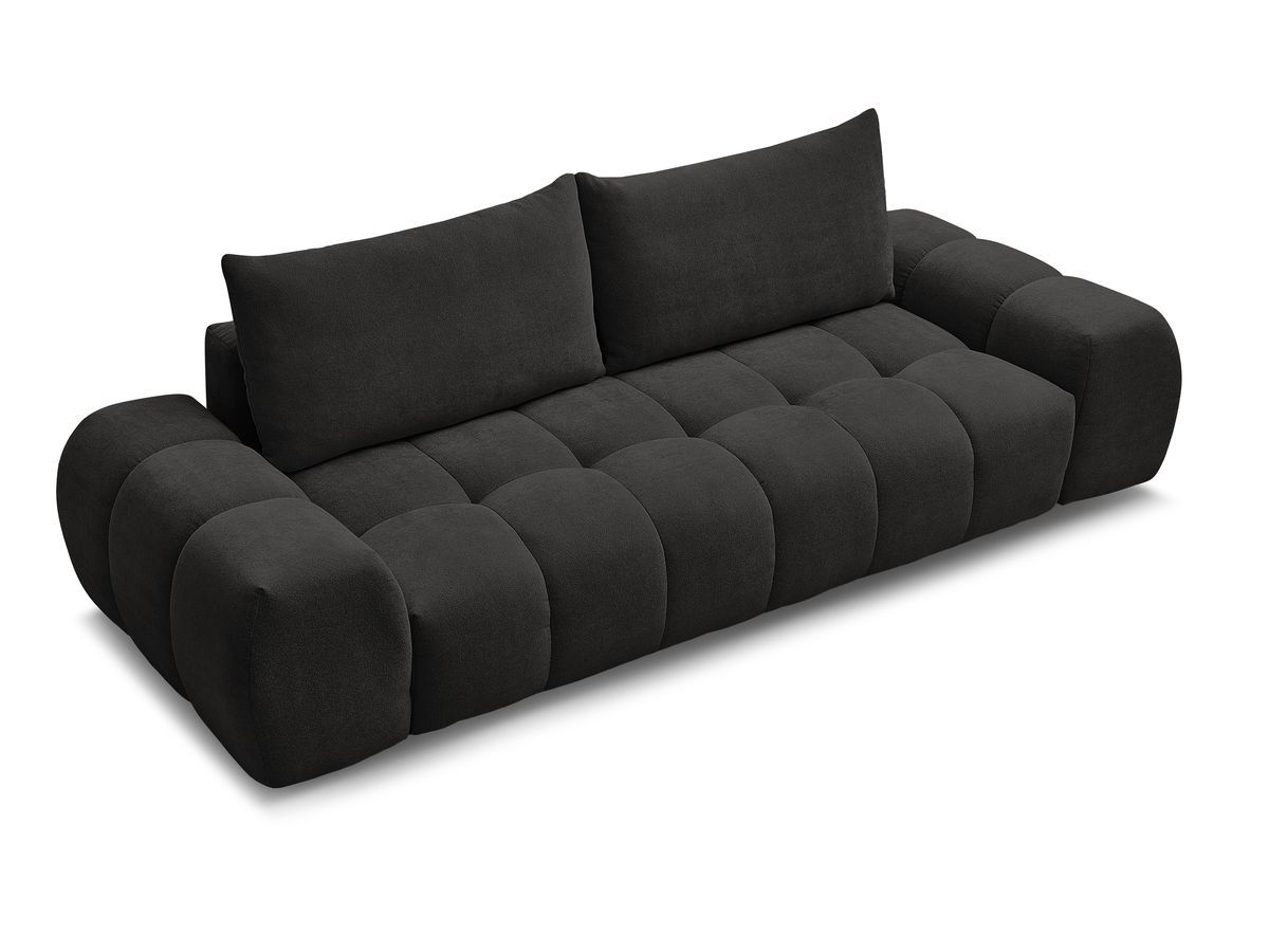 Canapé droit fixe 3 places EVEREST tissu texturé