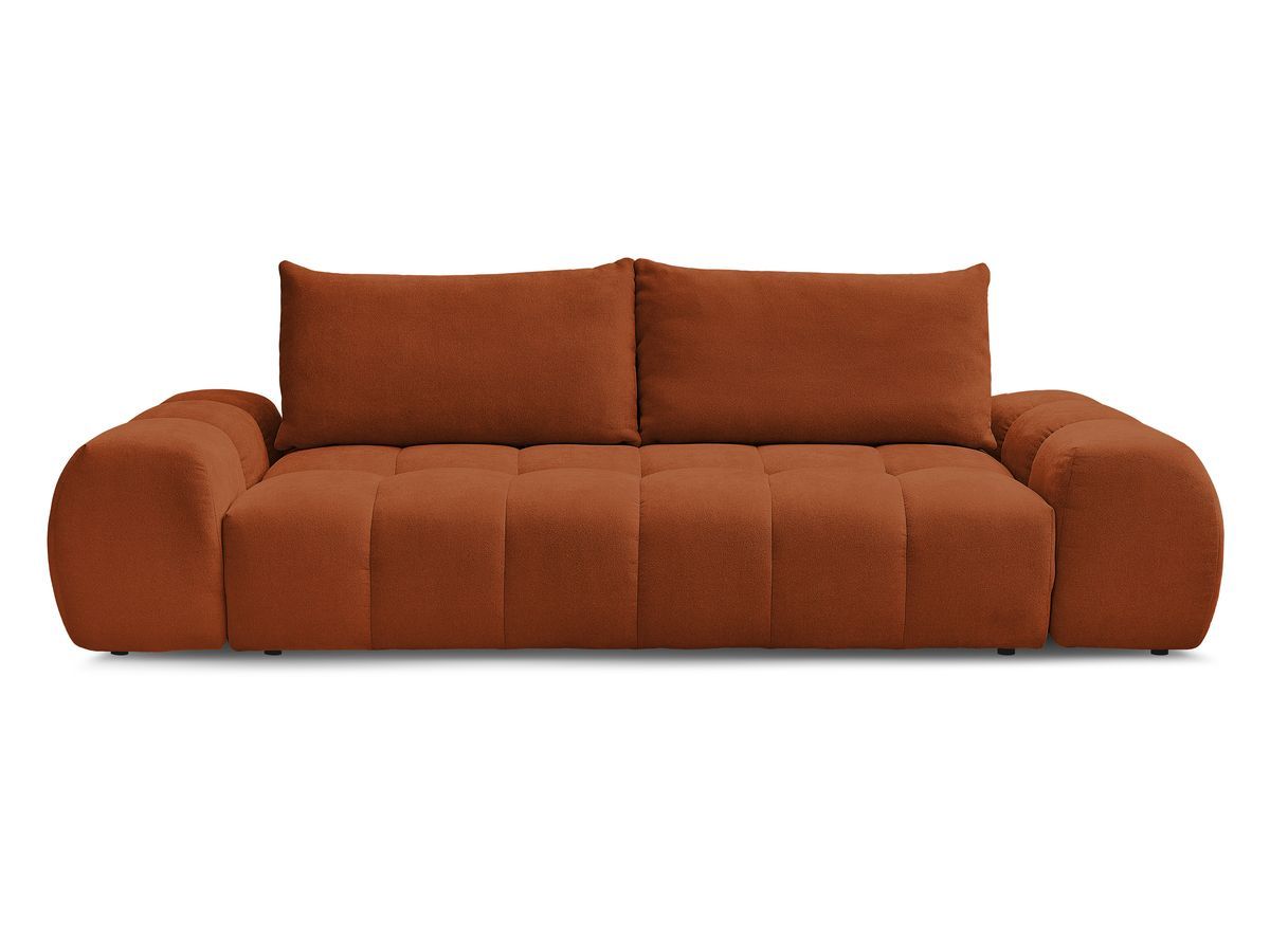 Canapé droit fixe 3 places EVEREST tissu texturé