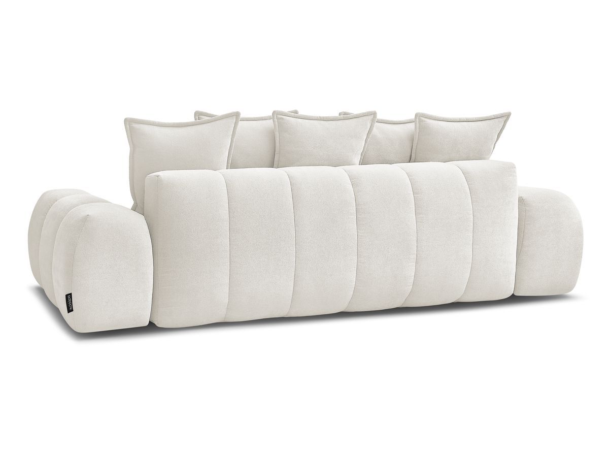 Canapé droit fixe 3 places EVEREST tissu texturé