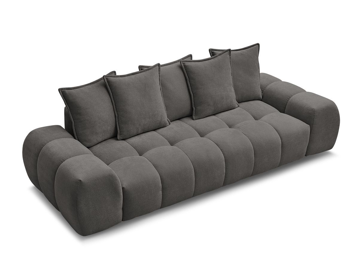Canapé droit fixe 3 places EVEREST tissu texturé