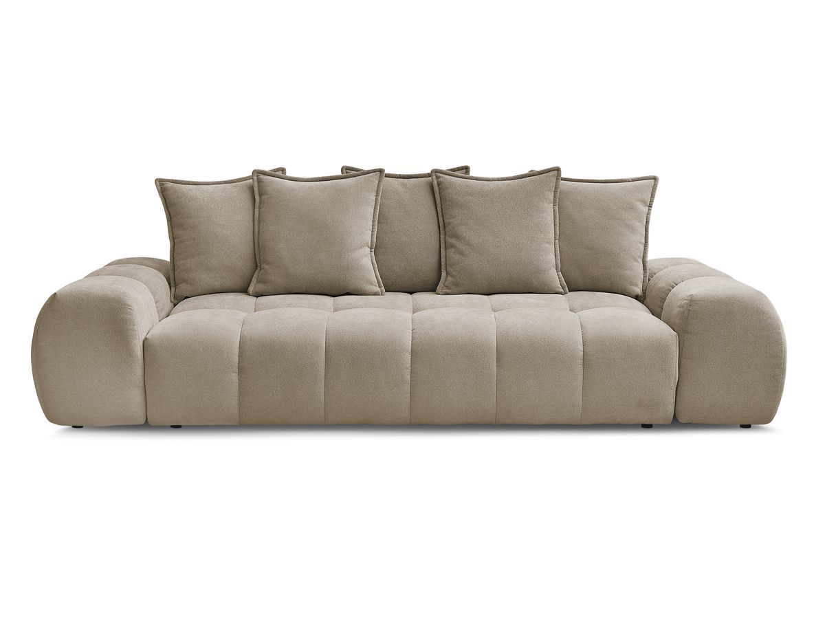 Canapé droit fixe 3 places EVEREST tissu texturé