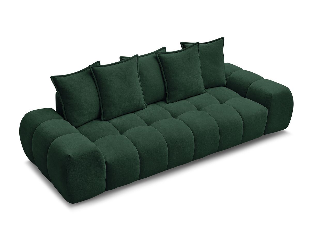 Canapé droit fixe 3 places EVEREST tissu texturé
