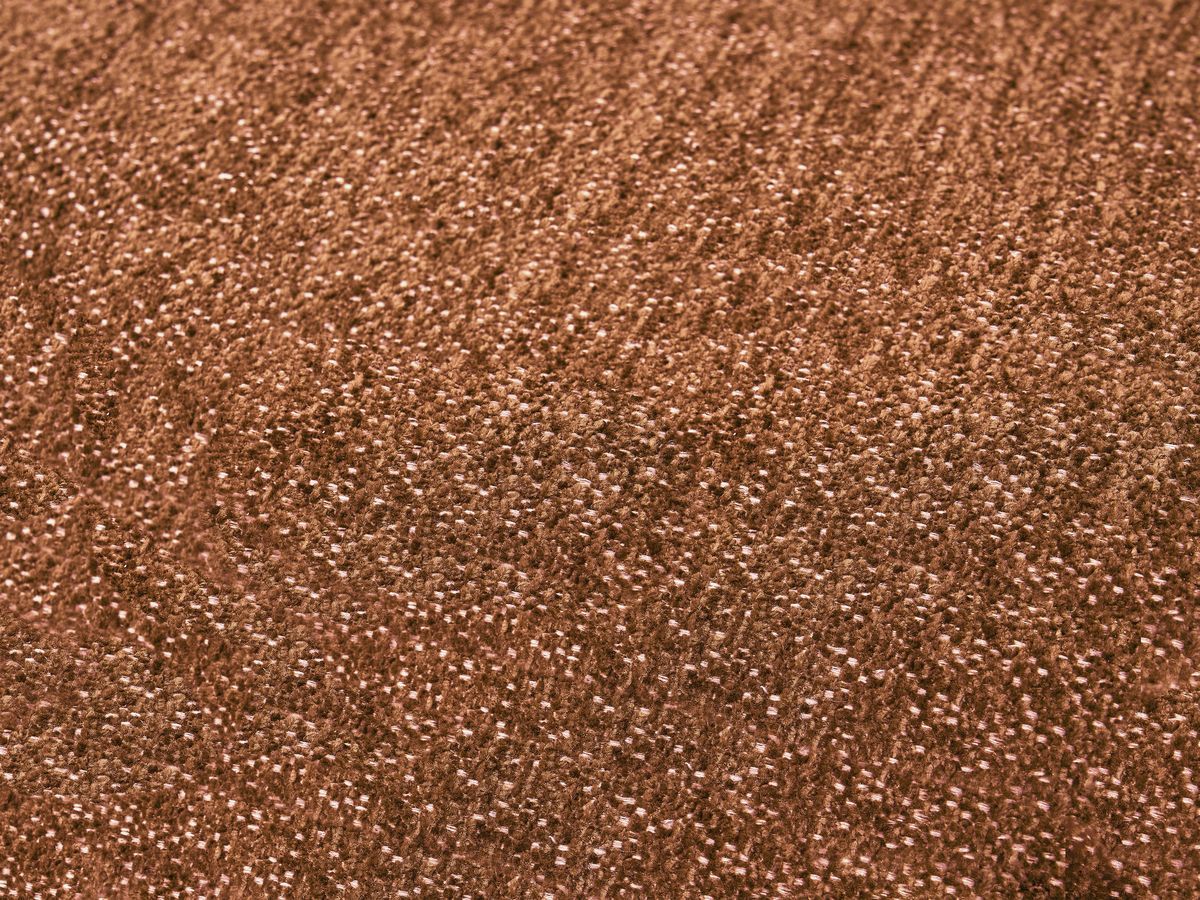 Canapé droit fixe 3 places EVEREST tissu chiné avec pouf