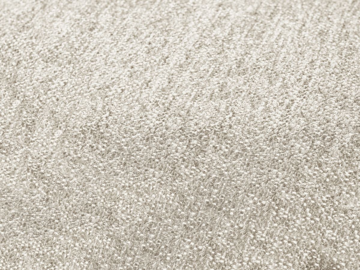 Canapé droit fixe 3 places EVEREST tissu chiné avec pouf