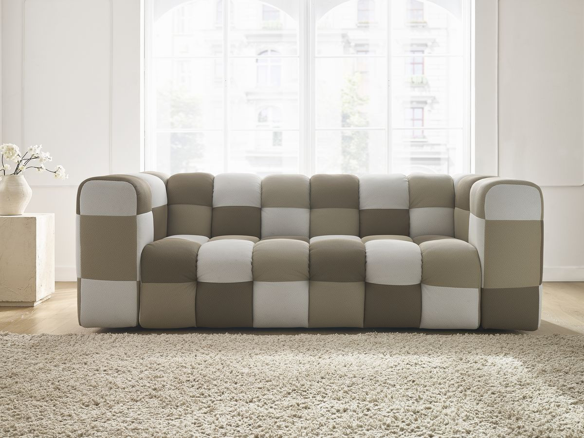 Canapé droit 3 places CLOUD Édition limitée mesh multicolore — vue 5