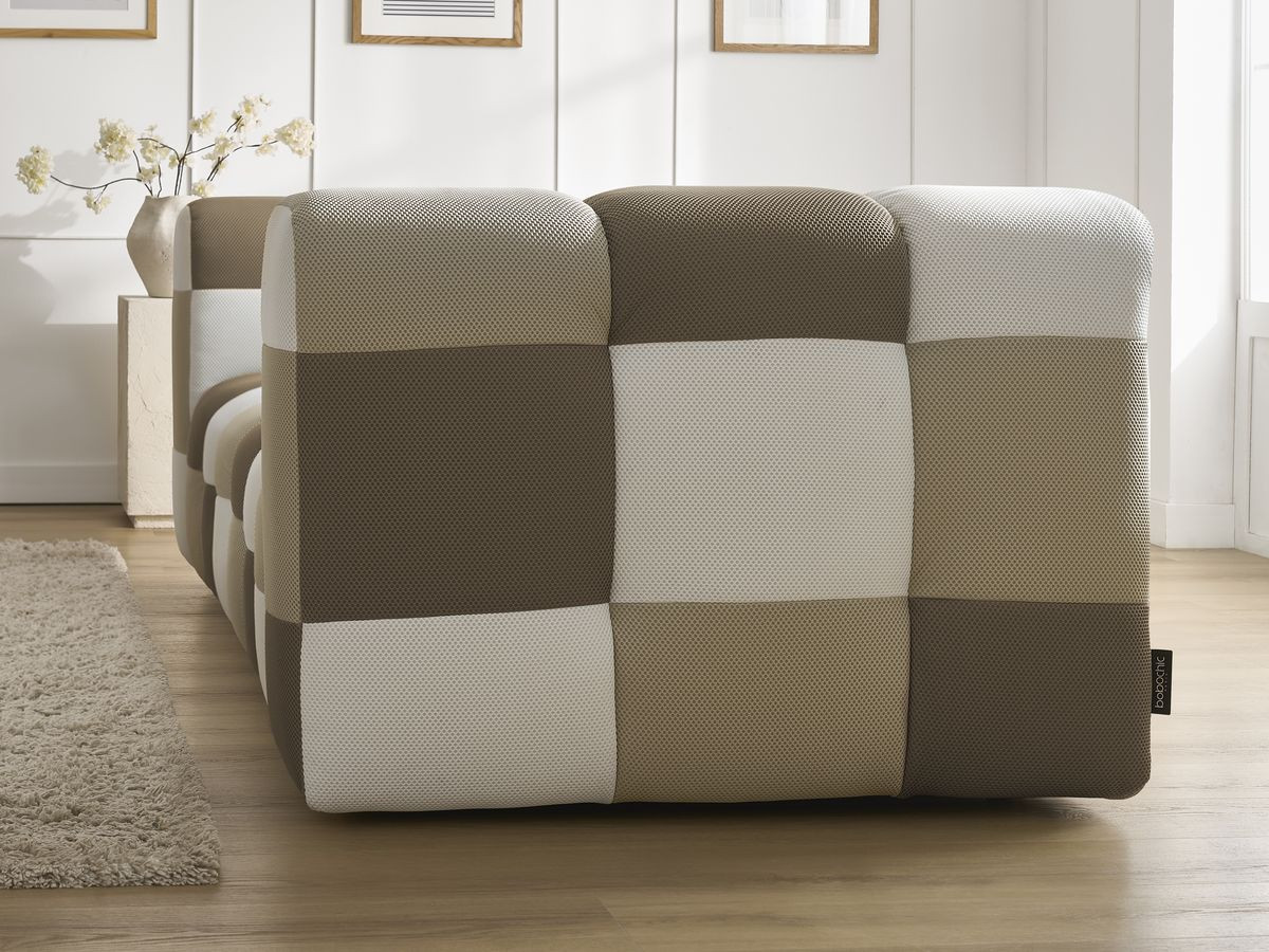 Canapé droit fixe 3 places CLOUD Édition limitée tissu mesh