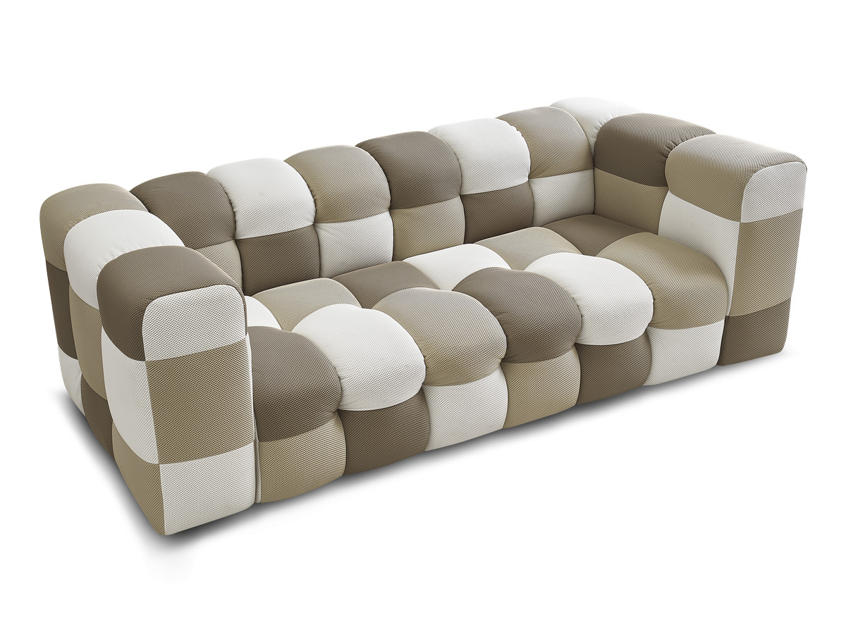 Canapé droit fixe 3 places CLOUD Édition limitée tissu mesh