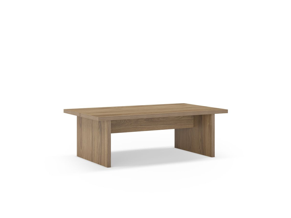 Table basse 120 cm LOANA effet bois