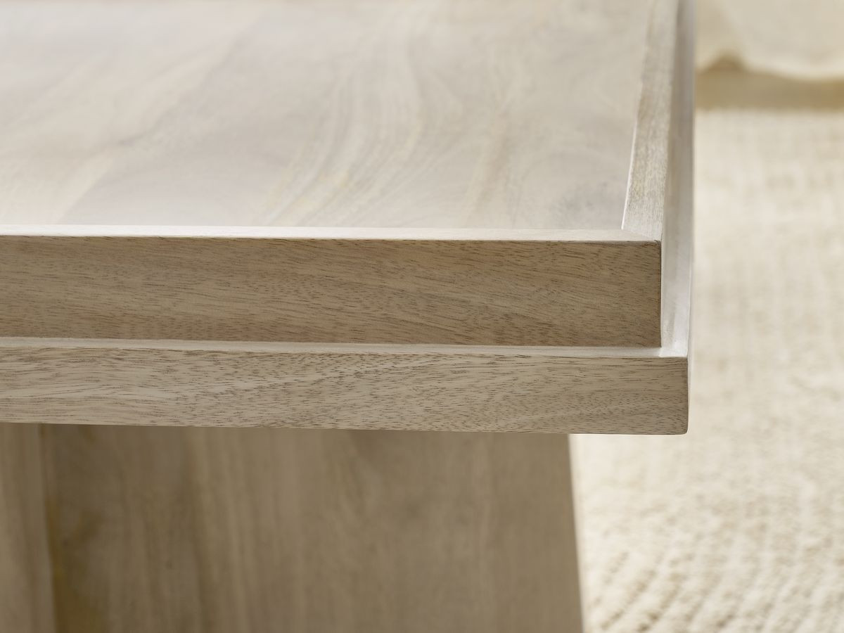 ALBA 75 cm vierkante salontafel in massief mangohout