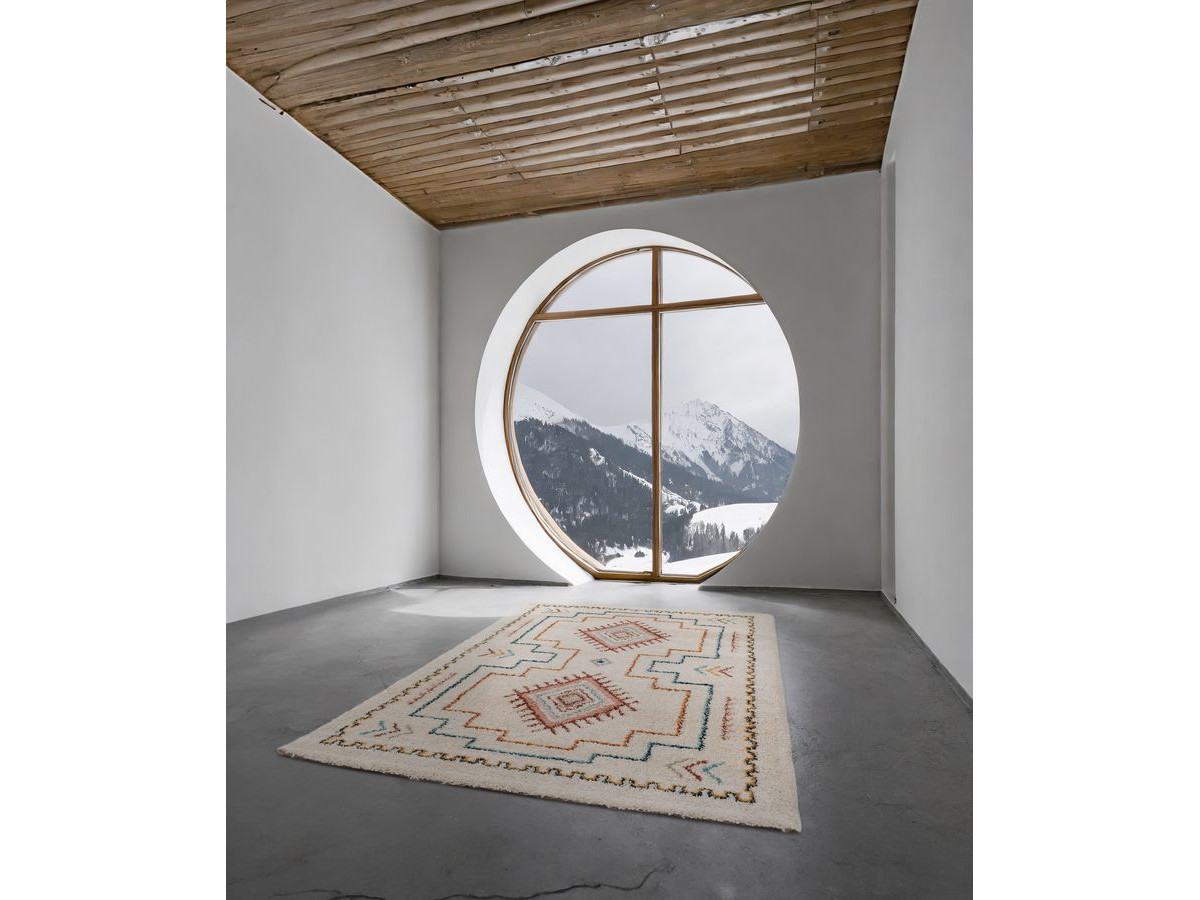 Tapis poils longs MIRA motif berbère — vue 3