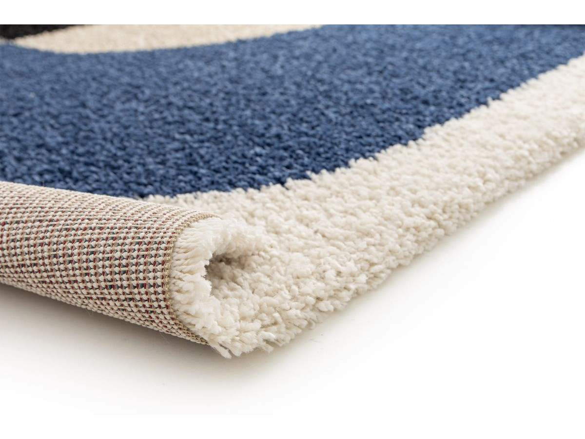 EZIO shaggy vloerkleed met abstract patroon