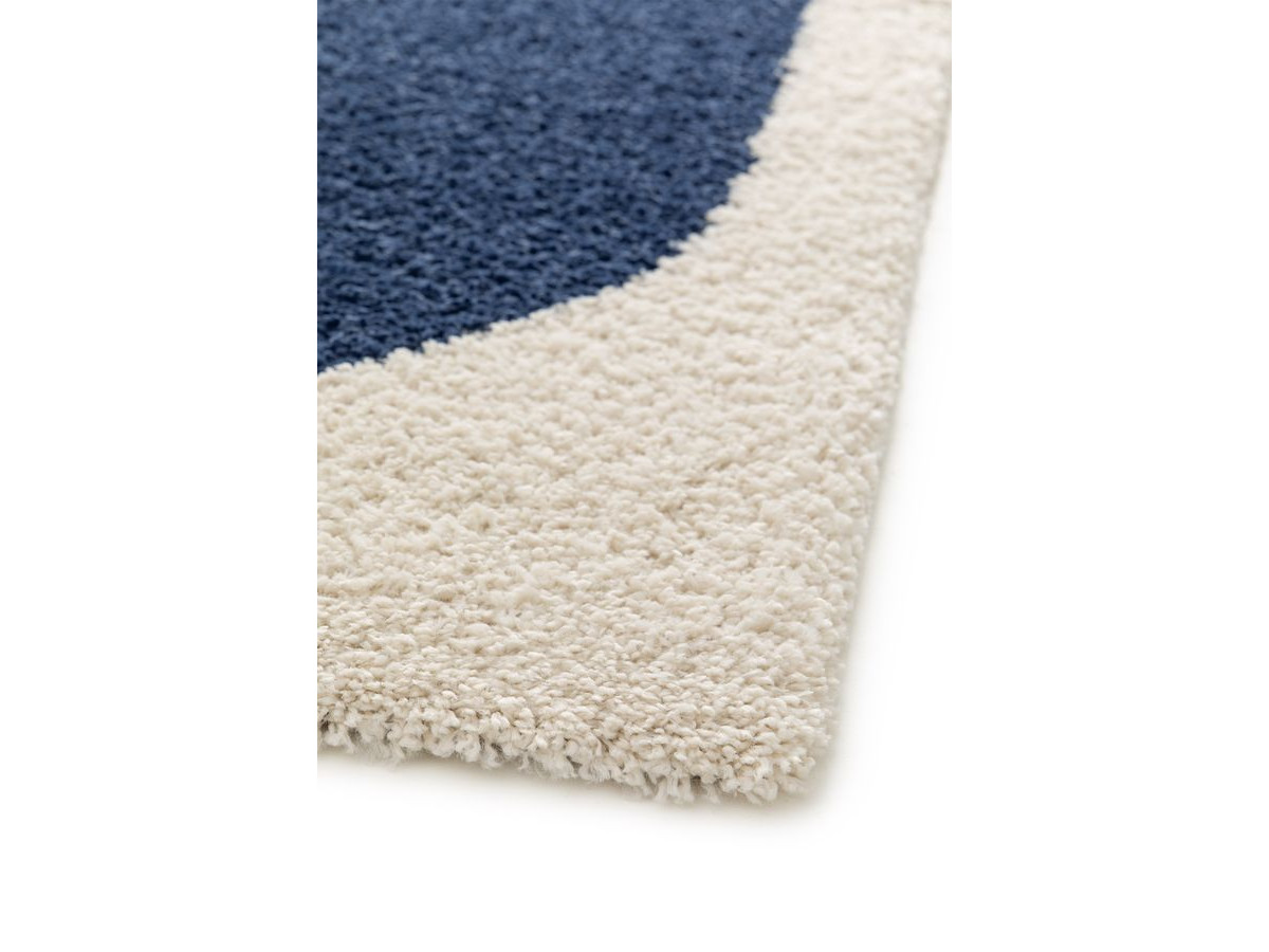 EZIO shaggy vloerkleed met abstract patroon