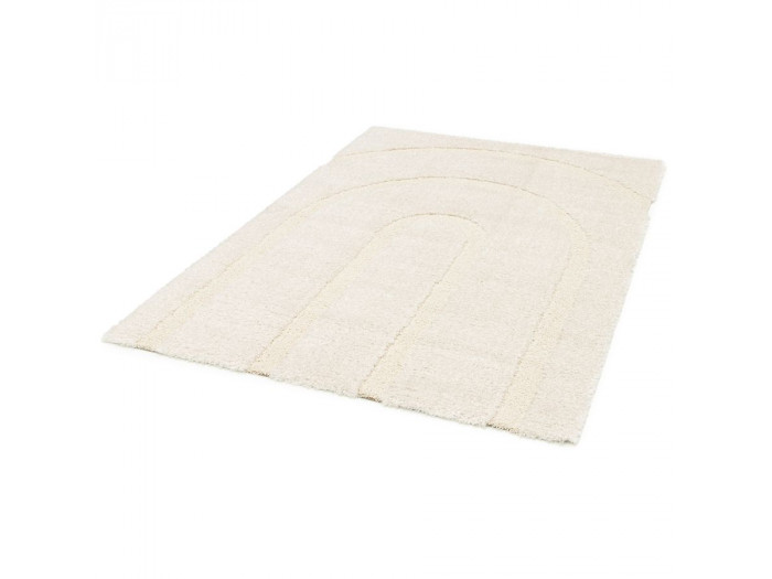 Tapis poils longs ALBA motif abstrait