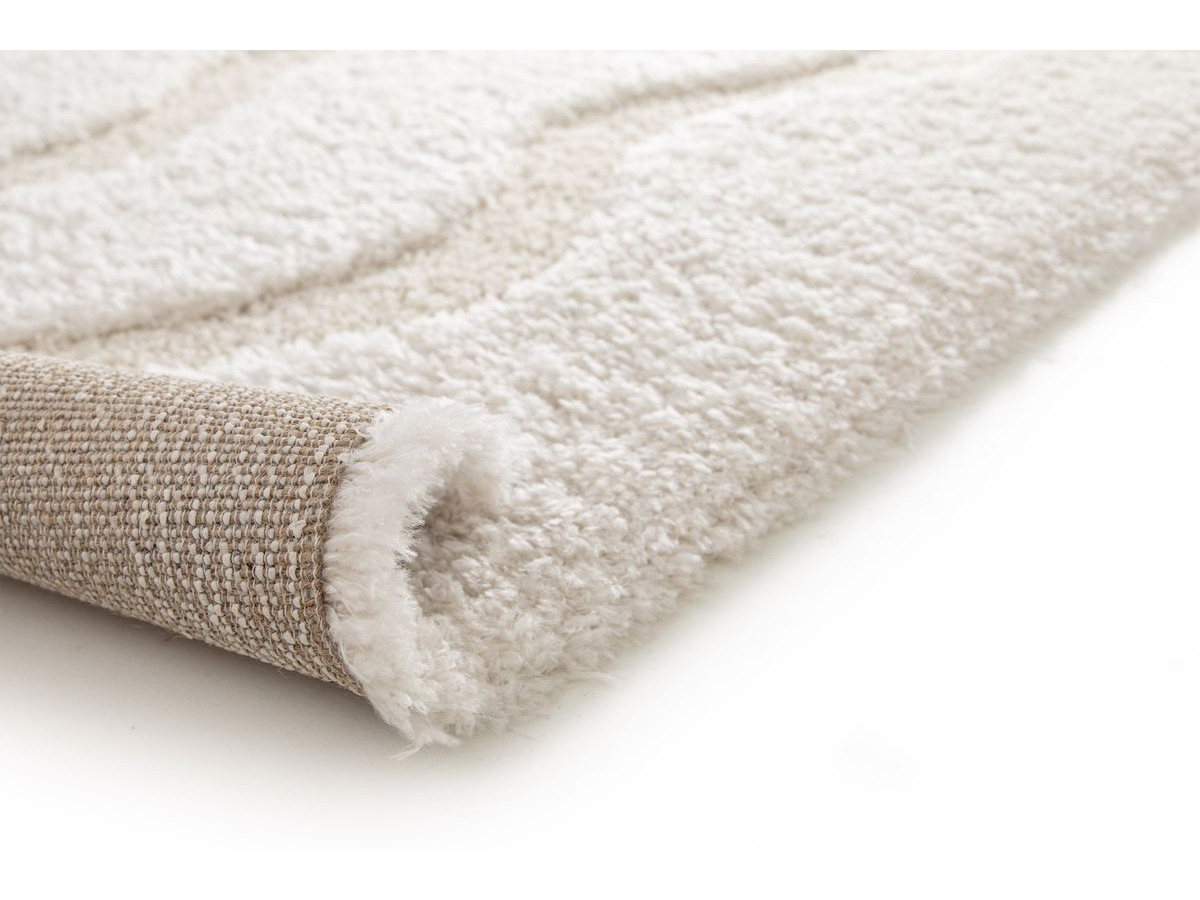 LANA langpolig vloerkleed met abstract patroon