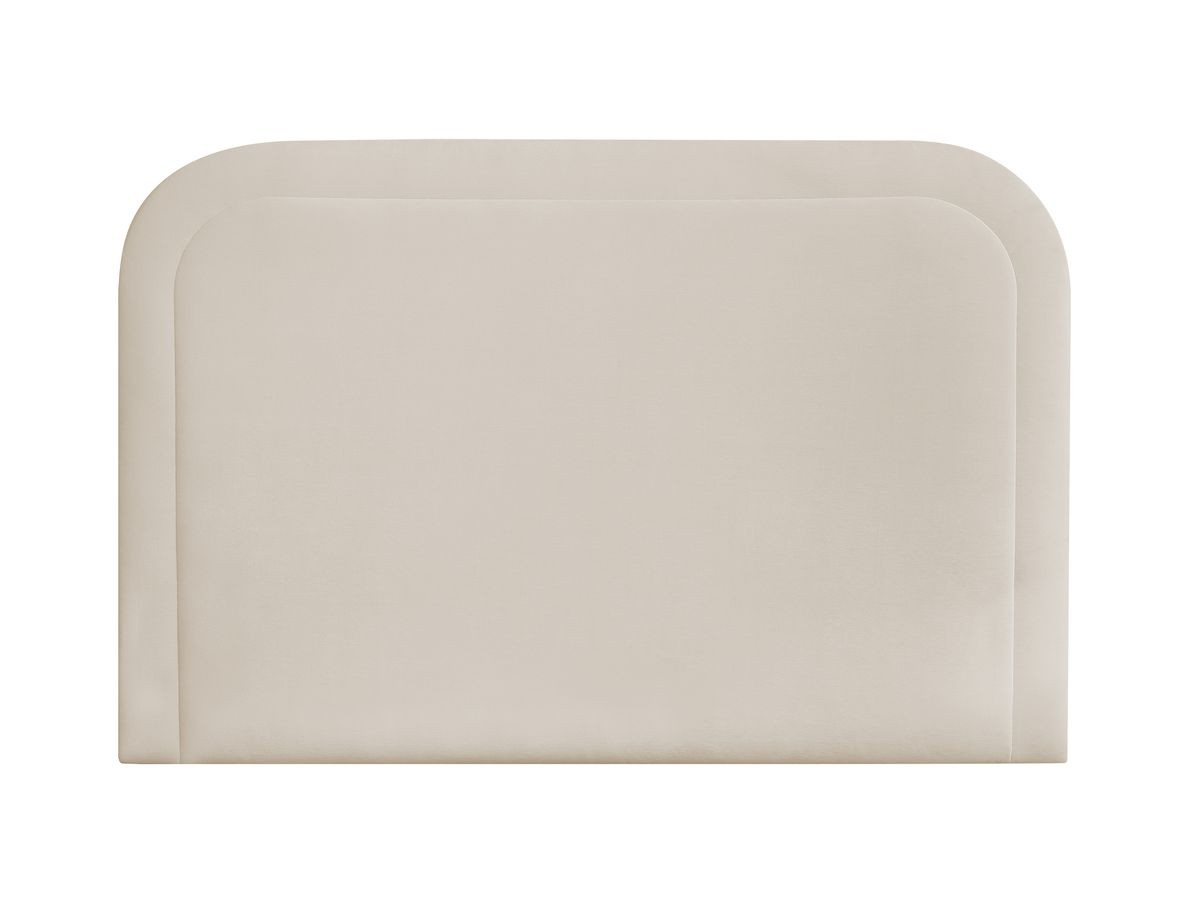 CASSIOPEE bed in fluwelen stof met massieve lattenbodem