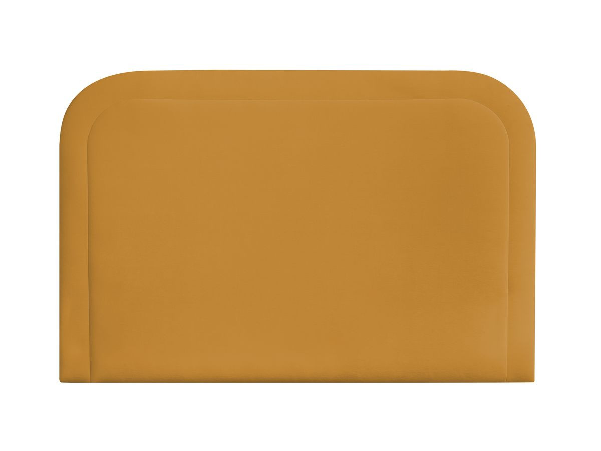 CASSIOPEE bed in fluwelen stof met massieve lattenbodem