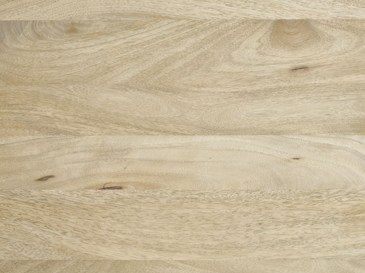MARTIN rechthoekige salontafel 120 cm massief mangohout en metaal