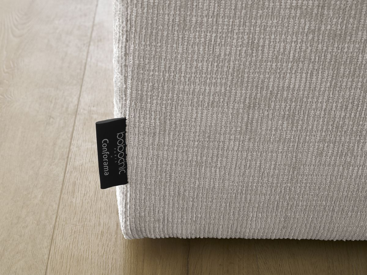 SIMEON vaste 3-zits rechte bank met diepe zit