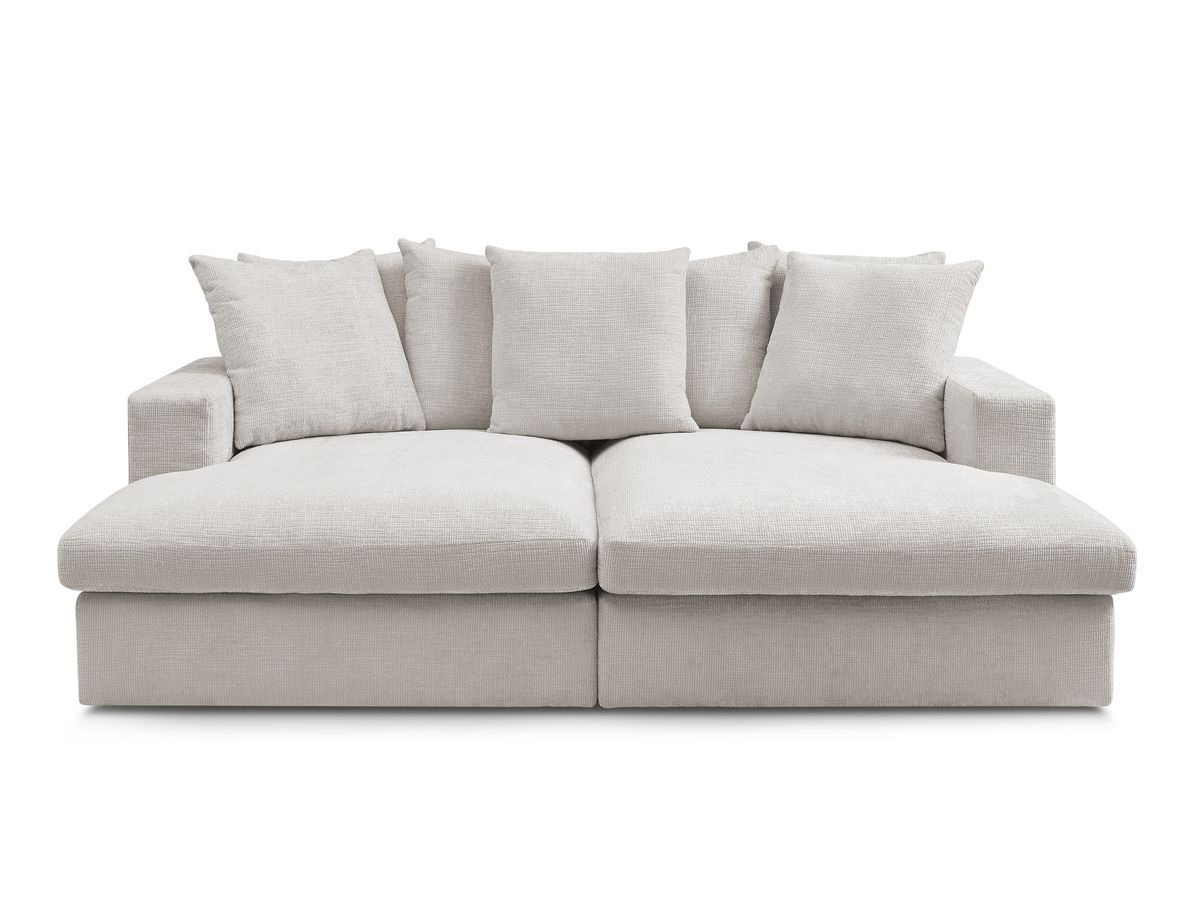 SIMEON vaste 3-zits rechte bank met diepe zit