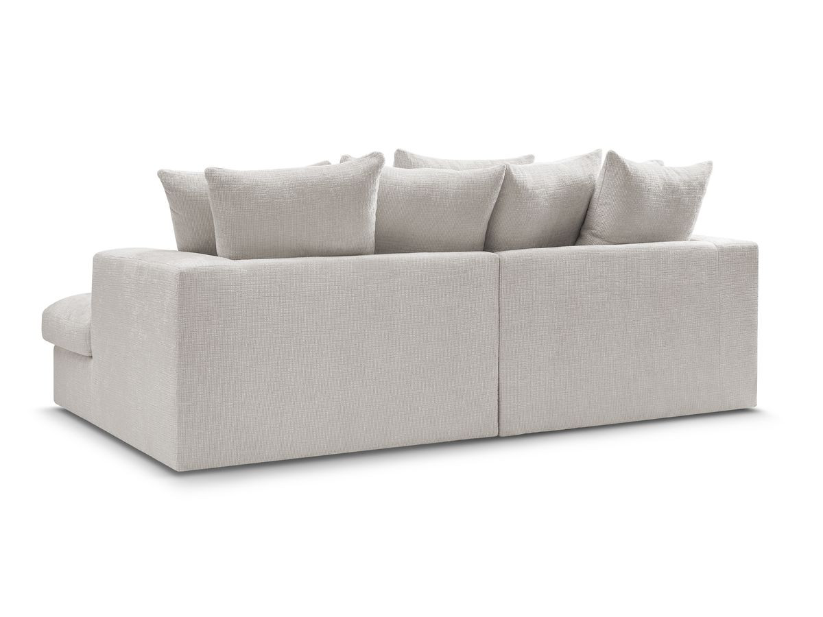 SIMEON vaste 3-zits rechte bank met diepe zit