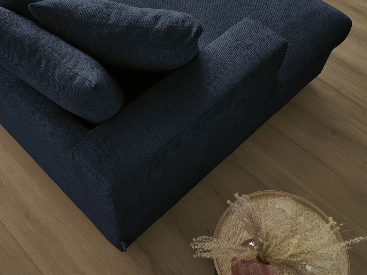 SIMEON vaste 3-zits rechte bank met diepe zit