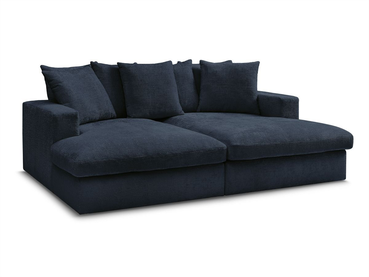 SIMEON vaste 3-zits rechte bank met diepe zit