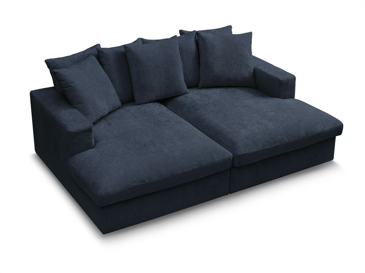 SIMEON vaste 3-zits rechte bank met diepe zit