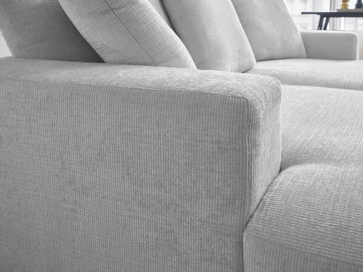 SIMEON vaste 3-zits rechte bank met diepe zit