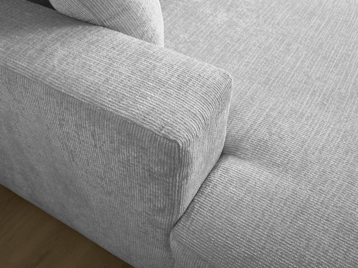 SIMEON vaste 3-zits rechte bank met diepe zit