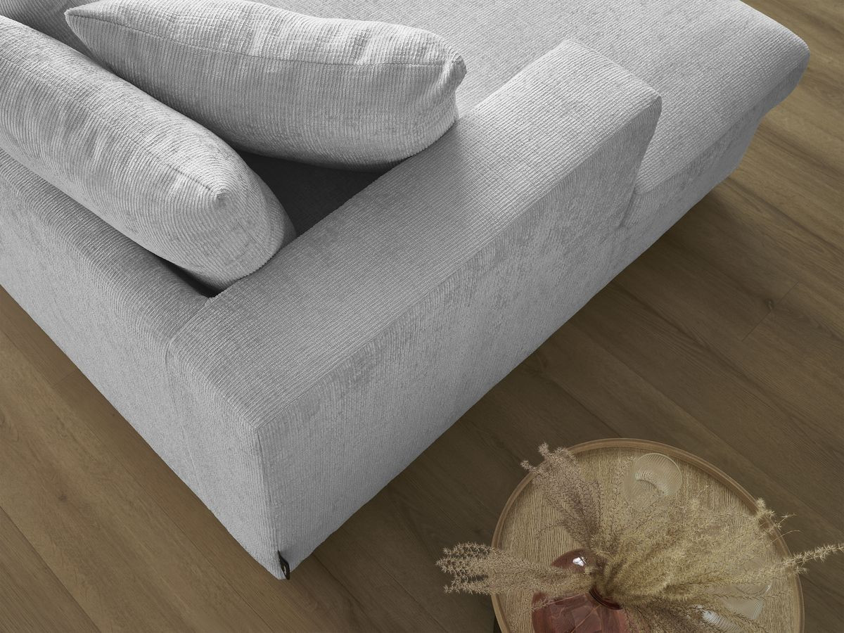 SIMEON vaste 3-zits rechte bank met diepe zit