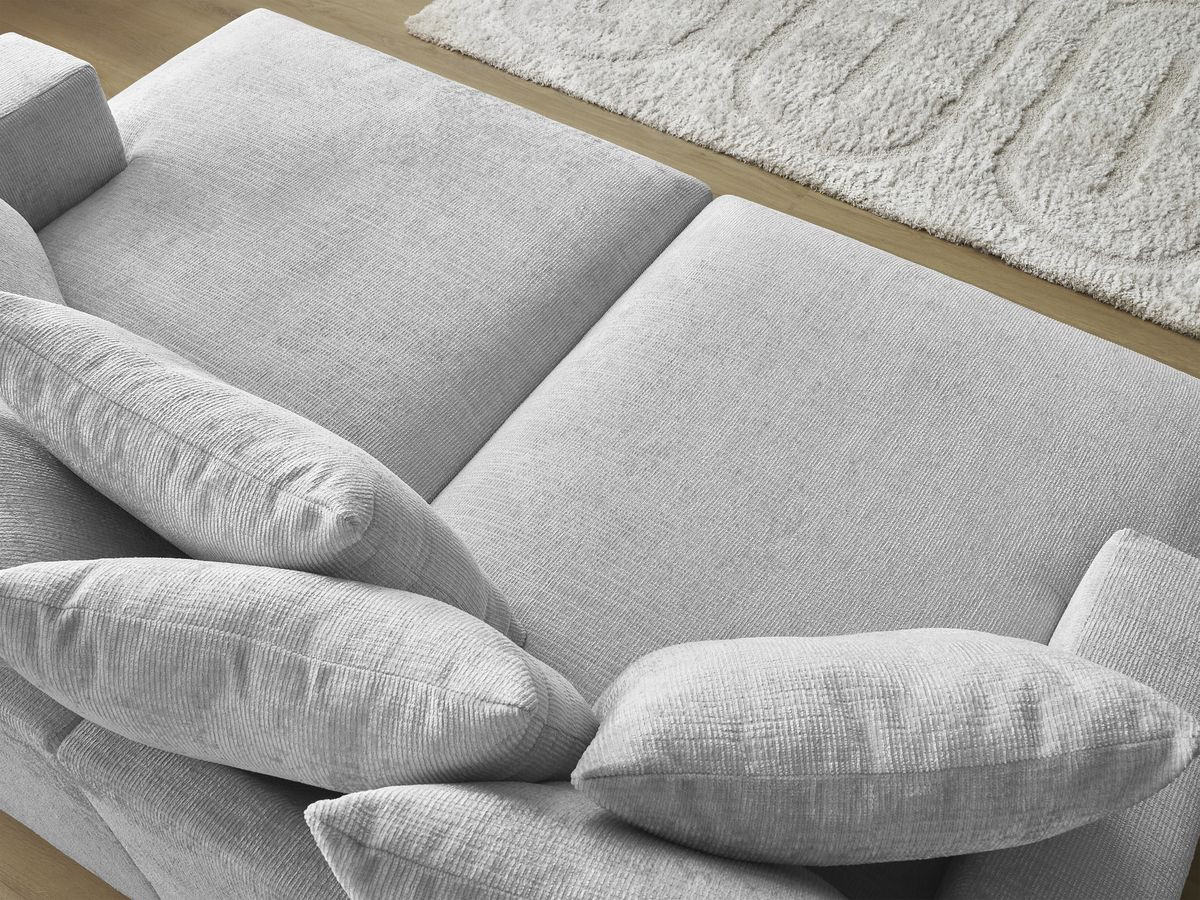 SIMEON vaste 3-zits rechte bank met diepe zit