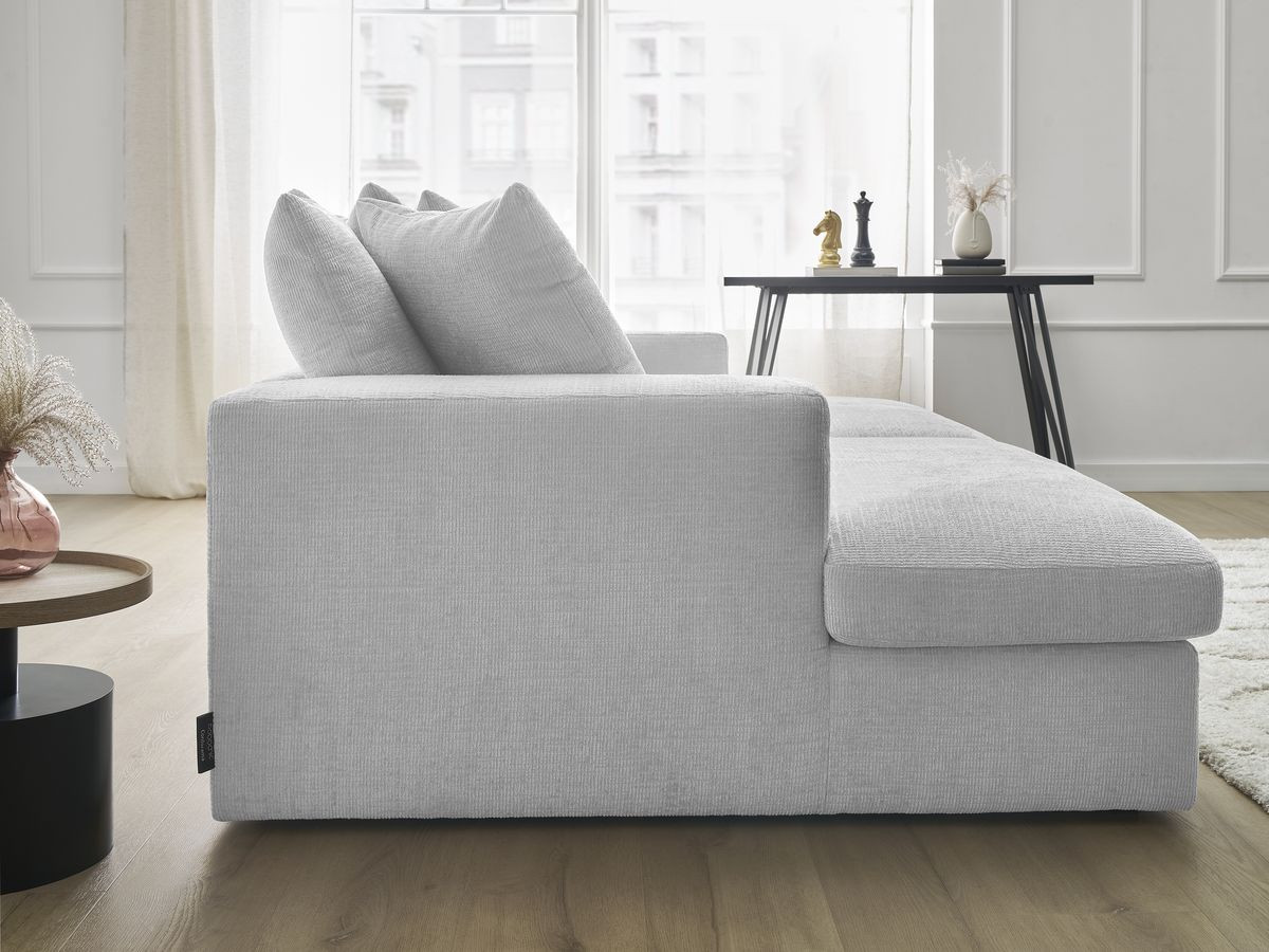 SIMEON vaste 3-zits rechte bank met diepe zit