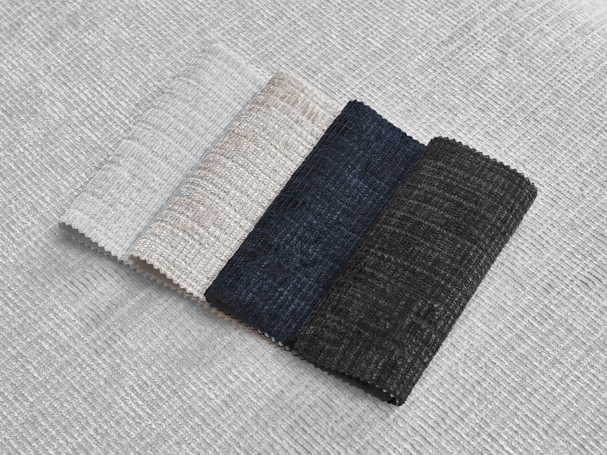 Canapé droit 3 places SIMEON assise profonde gris clair — vue 4