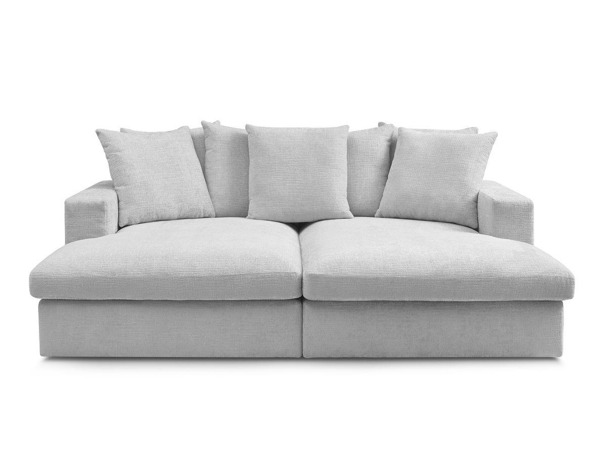 SIMEON vaste 3-zits rechte bank met diepe zit