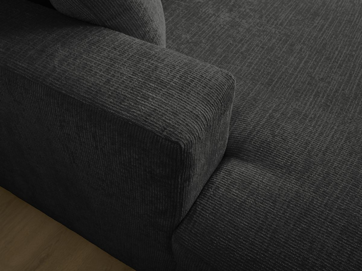 SIMEON vaste 3-zits rechte bank met diepe zit