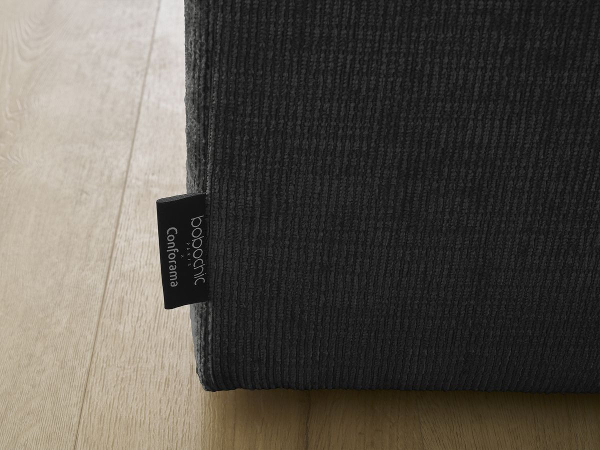 SIMEON vaste 3-zits rechte bank met diepe zit