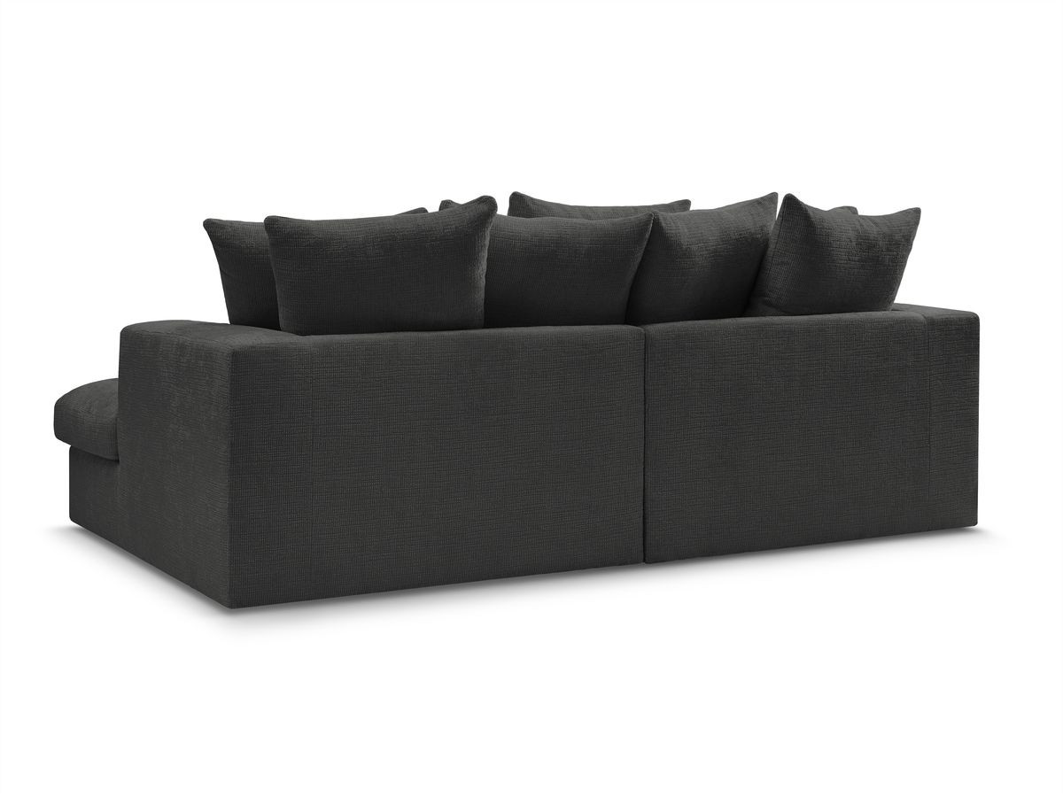 SIMEON vaste 3-zits rechte bank met diepe zit