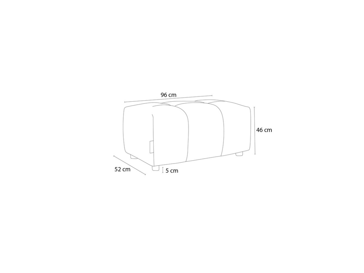 Canapé d'angle fixe EVEREST tissu chiné - Orange - Angle droit - 10 coussins