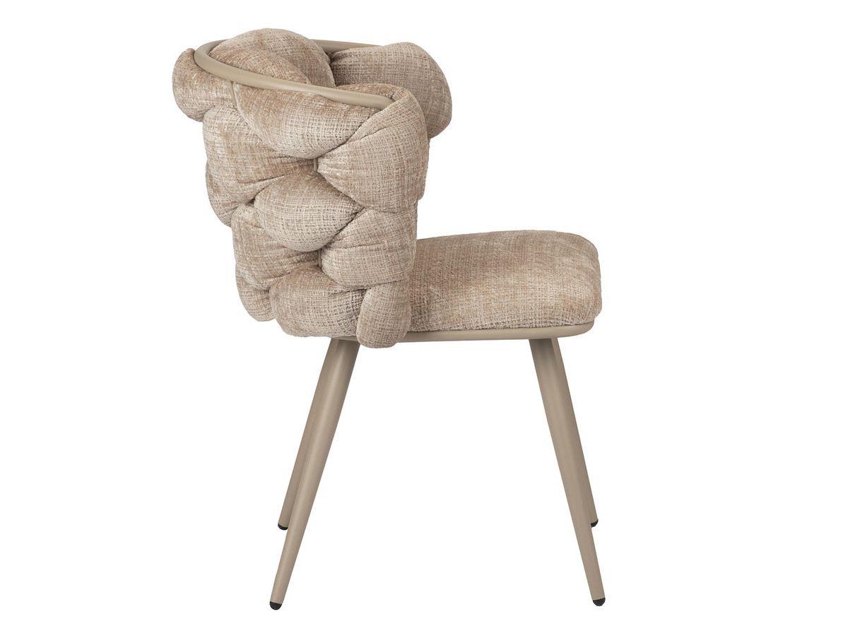Lot de 2 chaises CHLOE texturé beige — vue 6