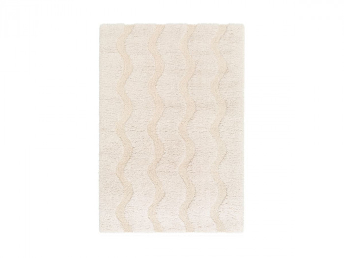 Tapis poils longs LANA motif abstrait