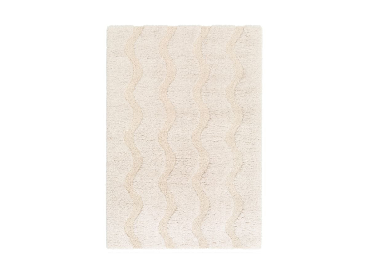 Tapis poils longs LANA motif abstrait