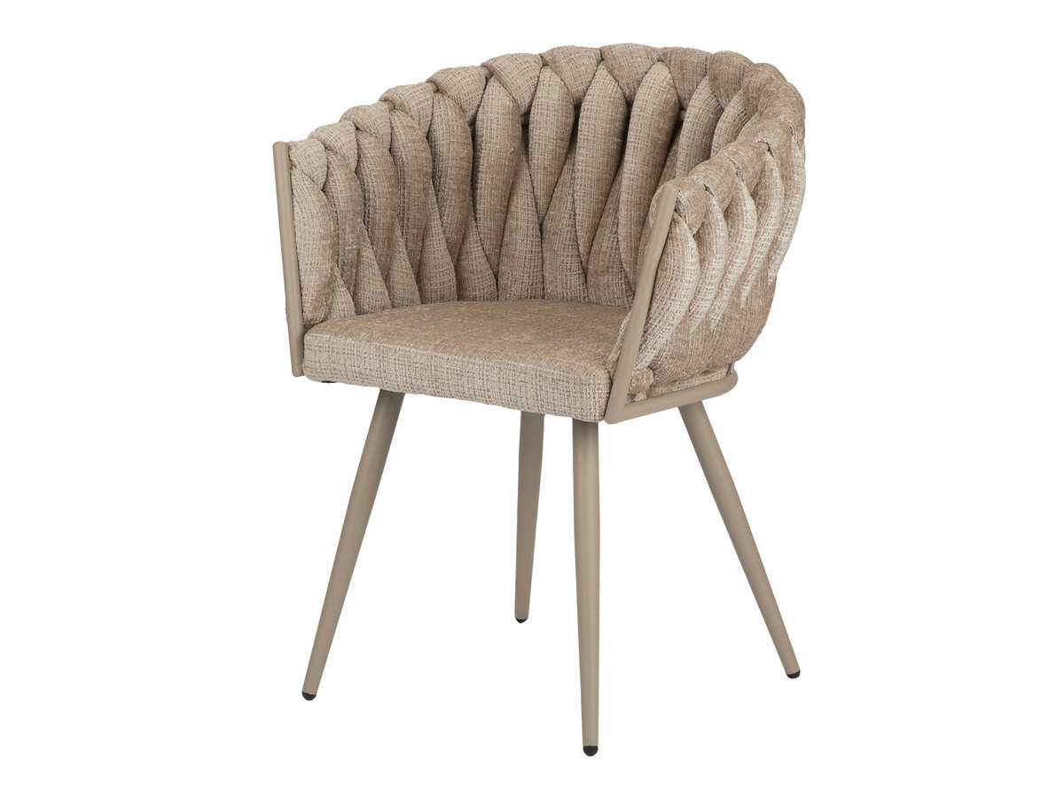 Set van 2 CHARLOTTE tafelstoelen met structuurstof