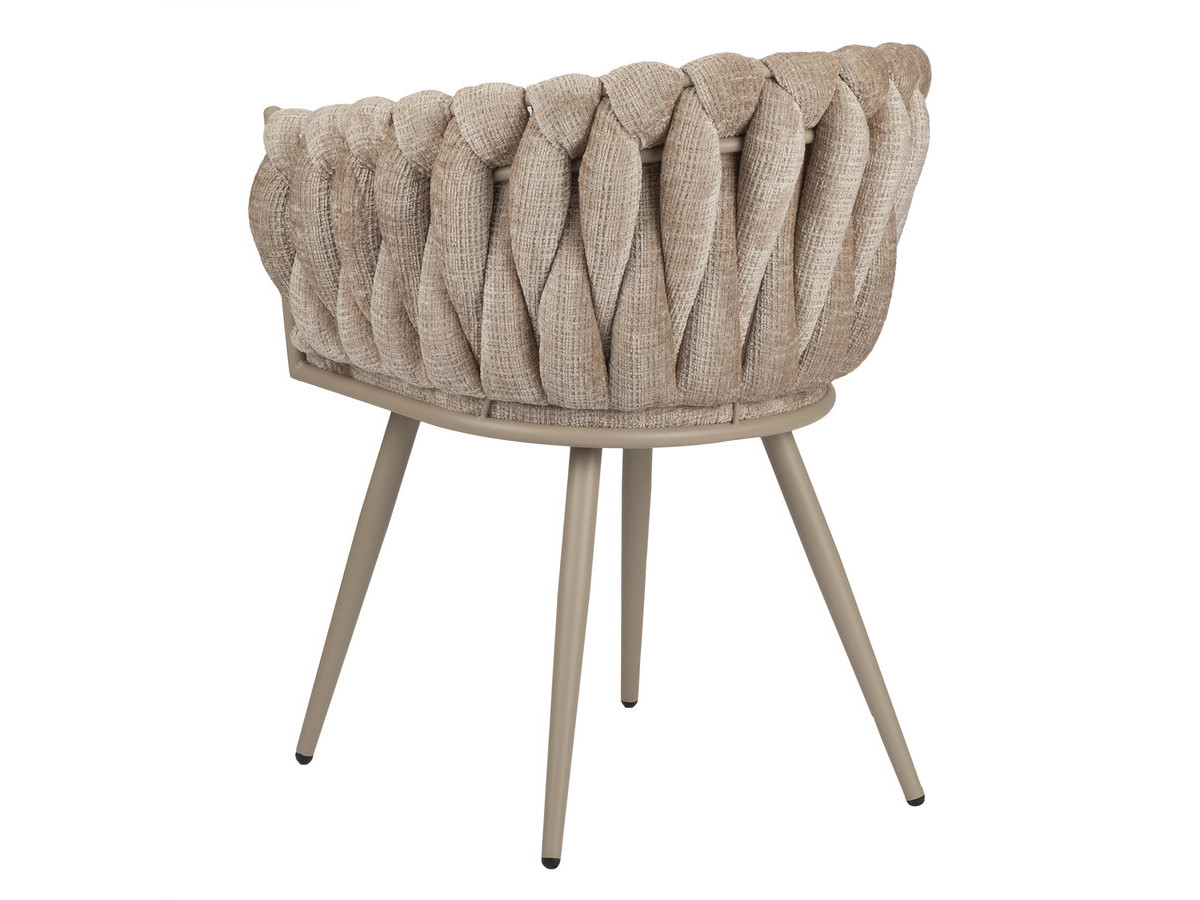 Set van 2 CHARLOTTE tafelstoelen met structuurstof