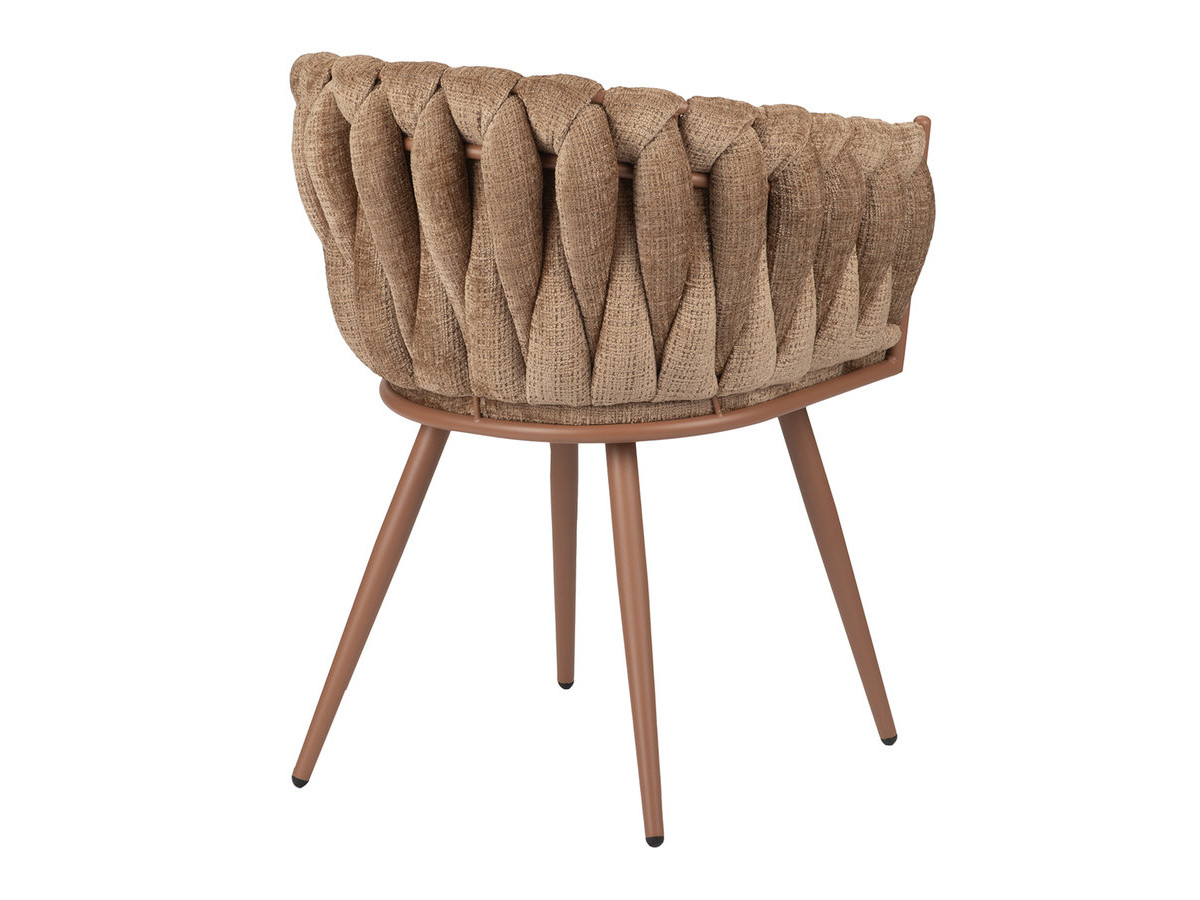 Set van 2 CHARLOTTE tafelstoelen met structuurstof