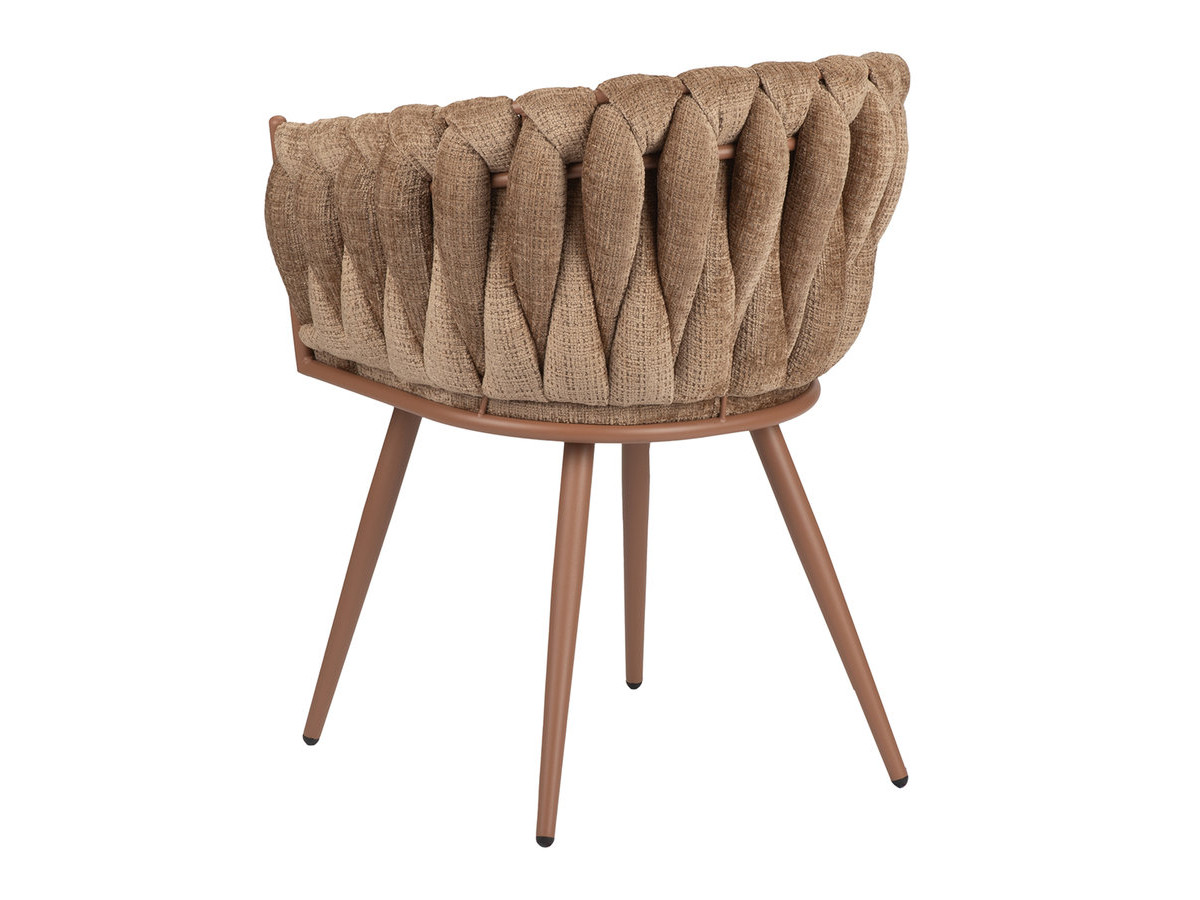 Set van 2 CHARLOTTE tafelstoelen met structuurstof