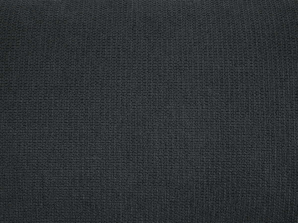 Canapé d'angle fixe EVEREST tissu chiné - Orange - Angle droit - 10 coussins