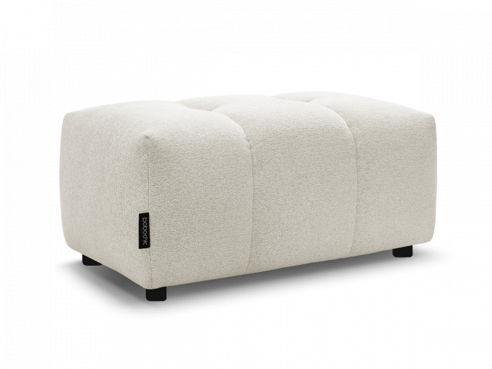 Pouf ROXELANE tissu chiné