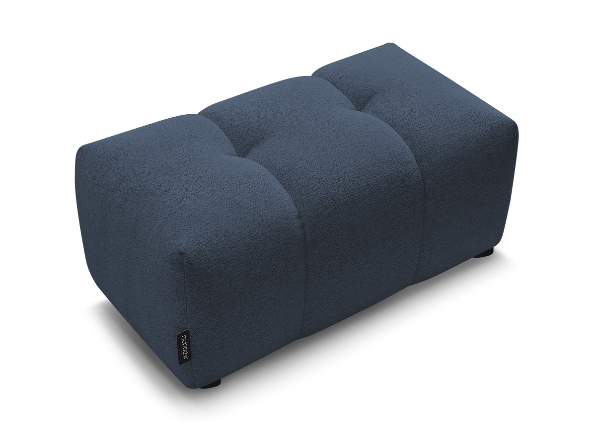 Canapé d'angle fixe EVEREST tissu chiné - Orange - Angle droit - 10 coussins