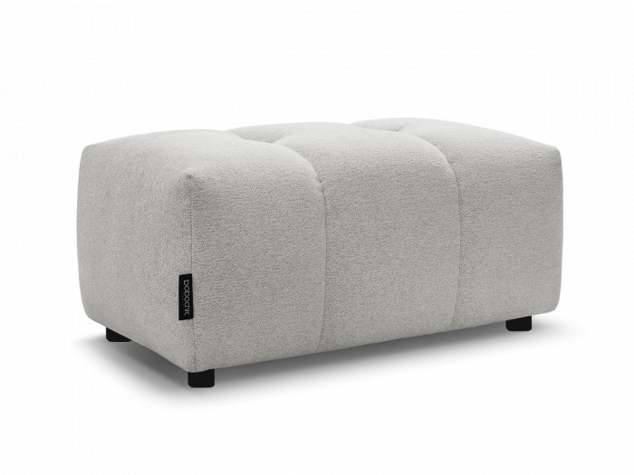 Pouf ROXELANE tissu chiné